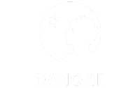 Danone logo white