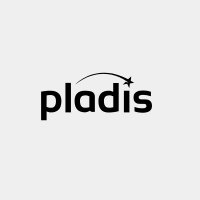 pladis logo grey and blacj