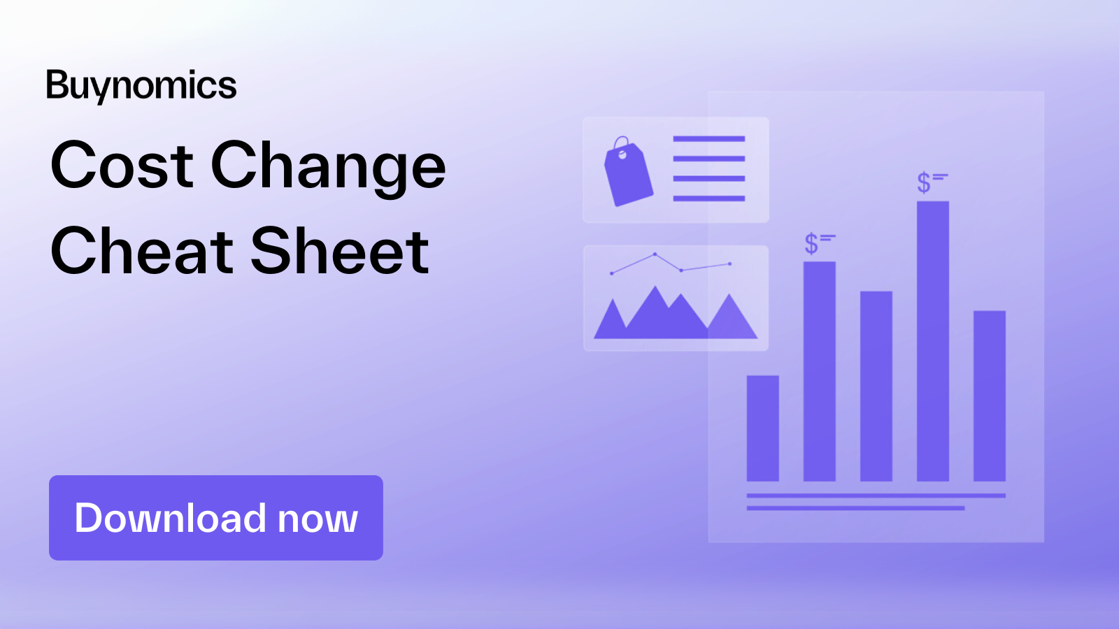 Cost Change Cheat Sheet 16x9